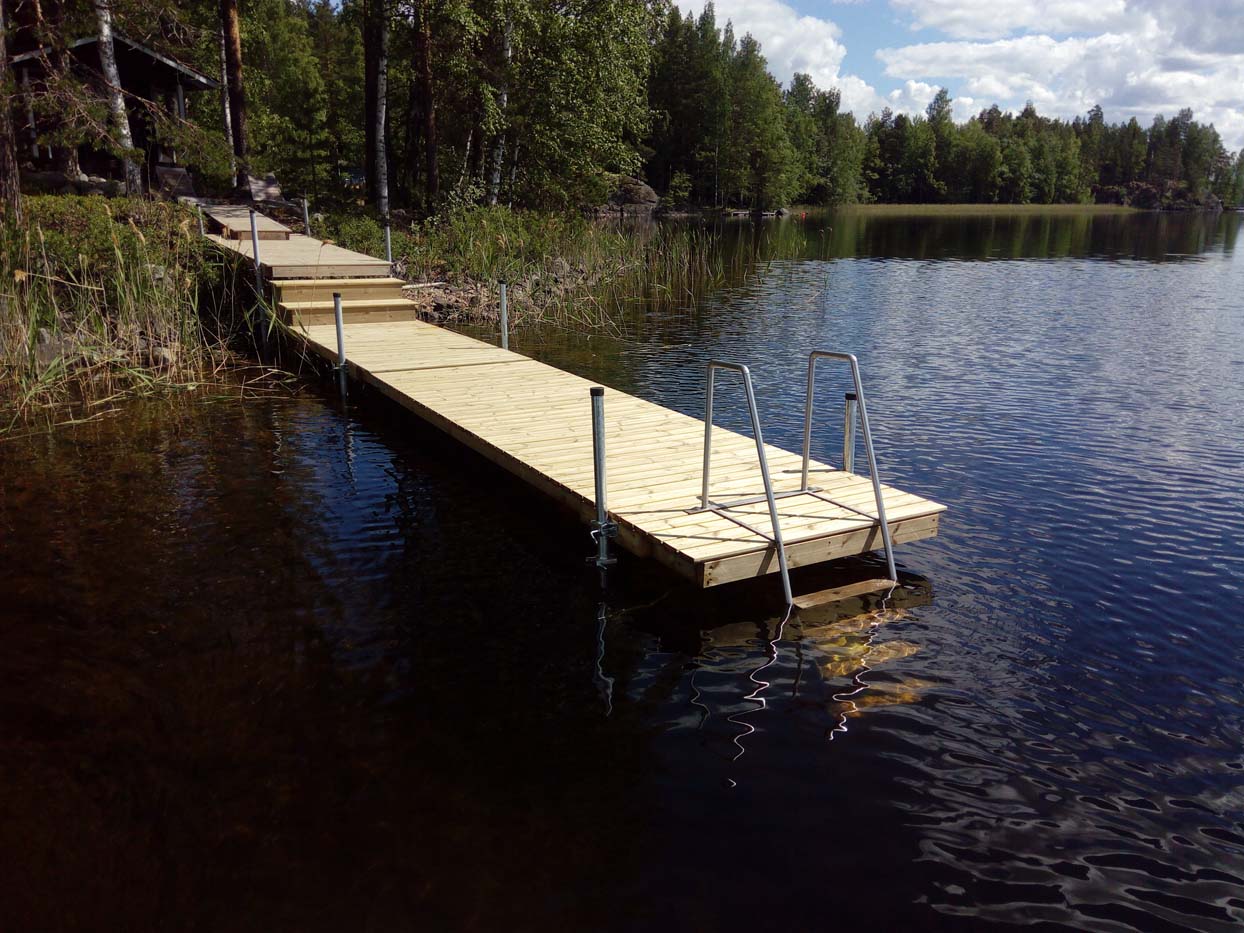 Porrastetun laiturin edut